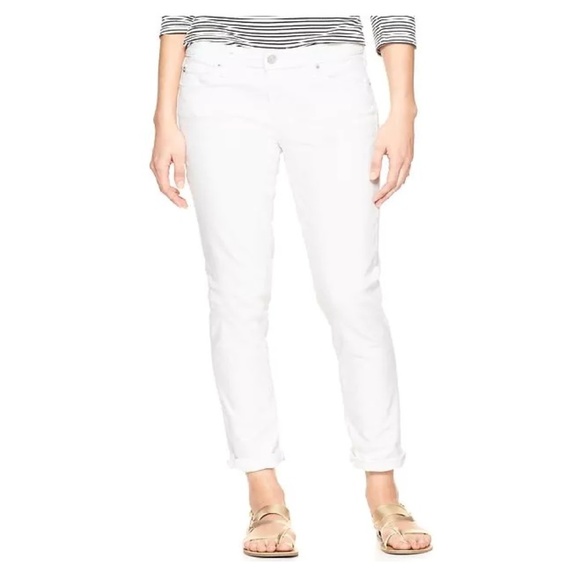 GAP Factory Denim - GapF Mid Rise Cropped Girlfriend Jeans 0 25 v735